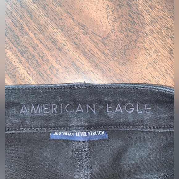American Eagle Black High Rise Jeans - Picture 4 of 5